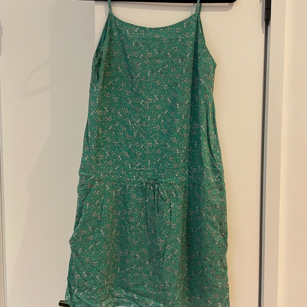 Ziliotto Floral Sleeveless drop waist Dress